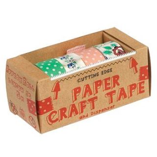 pack of four rambling rose paper tape by little ella james