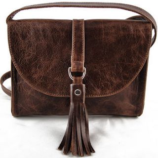 handcrafted 'stevie' tassel bag by freeload leather accessories