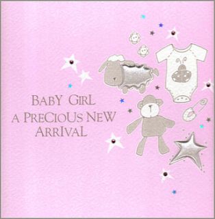 handmade new baby card by eggbert & daisy