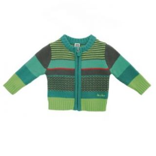 Tuc Tuc King Dragon Baby Boy's Knitted Cardigan Sweater (6m 2T). Green. Clothing