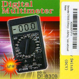 Multimeter   Digital, Light, Large Screen