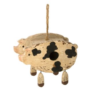 Pig Hanging Birdhouse