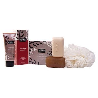 soap duet and hand crème pamper set by red tea natural skin therapy