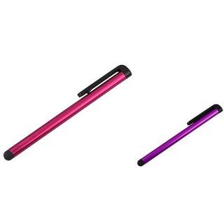 eForCity Red & Purple Metal LCD Stylus Pen compatible with Tranformer Pad TF700 Nook Color Tablet / Nook GlowLight Computers & Accessories
