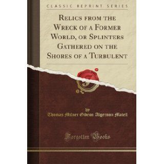 Relics from the Wreck of a Former World, or Splinters Gathered on the Shores of a Turbulent (Classic Reprint) Thomas Milner Gideon Algernon Matell Books