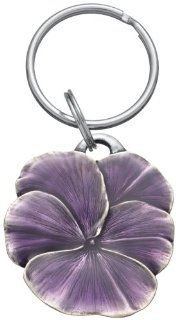 Danforth   Pansy Pewter Keyring (Purple)  Key Tags And Chains 