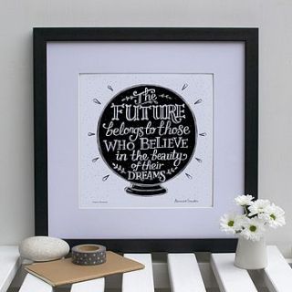 'the future' print by snowdon design & craft