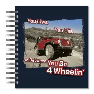 ECOeverywhere 4 Wheelin Picture Photo Album, 18 Pages, Holds 72 Photos, 7.75 x 8.75 Inches, Multicolored (PA14279)  Wirebound Notebooks 