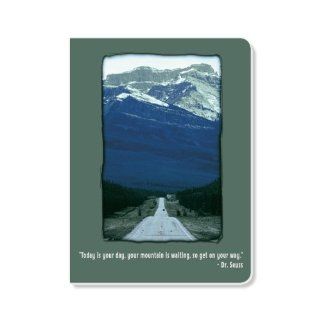 ECOeverywhere Your Mountain Journal, 160 Pages, 7.625 x 5.625 Inches, Multicolored (jr14189)  Hardcover Executive Notebooks 