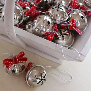 snowflake jingle bells by the chic country home