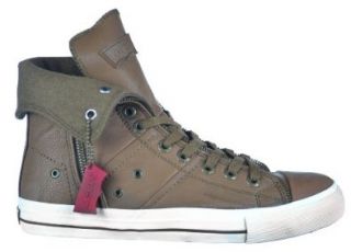 Levi's Zip Ex Hi Ultra Leather Men's Fashion Sneakers Brown/White Brown/White 514995 01b 9.5 Shoes