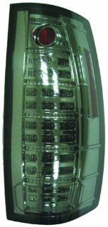 IPCW LEDT 612CS Platinum Smoke Fiber Optic & LED Tail Lamp with LED Reverse (Except Hybrid)   Pair Automotive