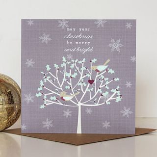 christmas tree card by studio seed
