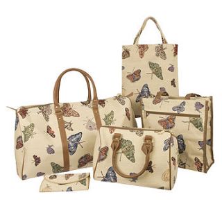 butterfly tapestry luggage collection by dibor