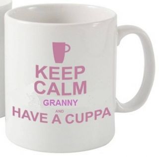 personalised mother's day keep calm mugs by sleepyheads