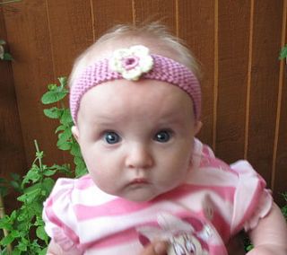 handmade headband with flower by yummy art and craft