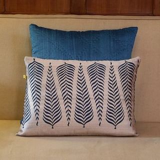 karnataka deco floral silk cushion cover by reason home