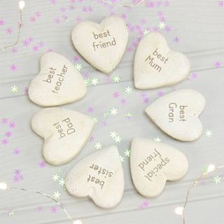 little wooden heart token by lisa angel homeware and gifts