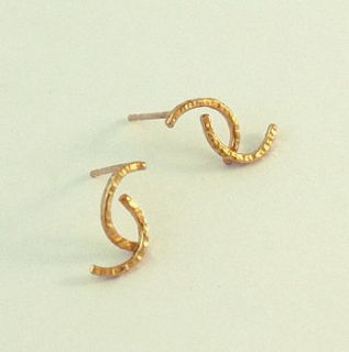 textured stud earrings by julia ann davenport jewellery