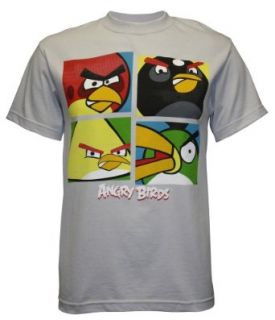 Fifth Sun Men's Angry Birds Frown Box T shirt Clothing