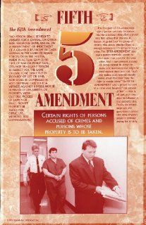 Fifth Amendment   The Bills of Rights Poster   Prints