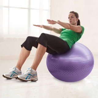 Gaiam Total Body Balance Ball Kit (65cm)  Exercise Balls  Sports & Outdoors