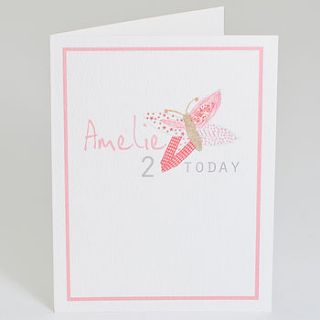 personalised 'daddy' card by violet pickles