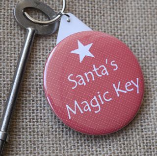 children's magic keyring for santa by andrea fay's