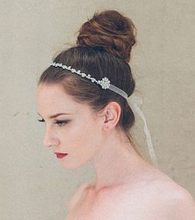 lana diamante bridal forehead band by debbie carlisle