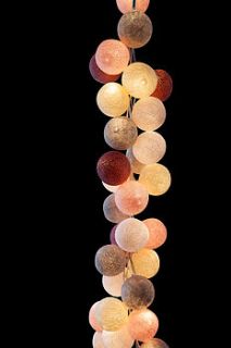 marshmallow string lights by cable and cotton
