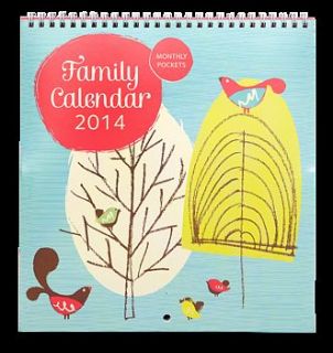 family calendar 2014 by the contemporary home