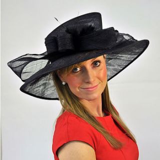 women's wide brim formal hat by eureka and nash