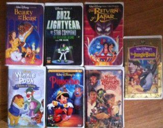 Disney Animated Classics 7 Pack   Beauty & the Beast, The Jungle Book, The Return of Jafar, Muppet Treasure Island, Pinocchio, Winnie the Pooh's Seasons of Giving,and Buzz Lightyear of Star Command Walt disney Movies & TV