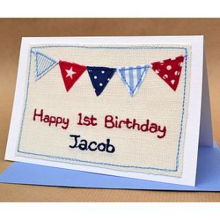 handmade personalised birthday card for boys by jenny arnott cards & gifts