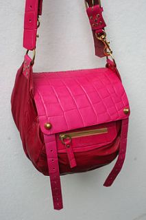 hot pink 'magpie' messenger bag by magpie accessories