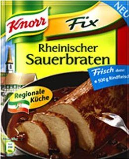 Knorr Fix Rheinischer Sauerbraten   Sauce Mix ( 1 pc )  Gravies  Grocery & Gourmet Food