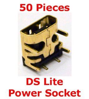 50 x Original Power Socket for Nintendo DS Lite [video game][repair fix part][jack connector] Video Games