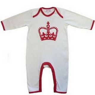 union jack babygrow by little ella james