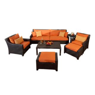 RST Outdoor Tikka 8 Piece Deep Seating Group with Cushions