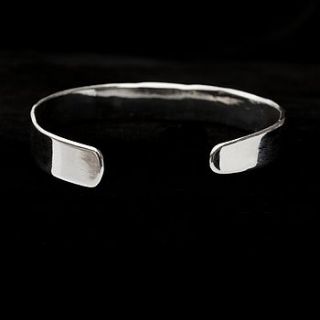 sterling silver scripture bangle by geronimo jones