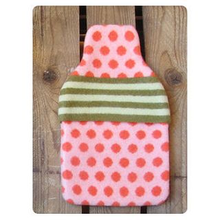 knitted hot water bottle cover by ageeta