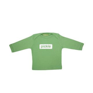 pickle baby t shirt by bob & blossom ltd