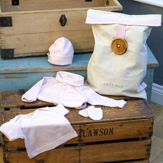 baby sleep set with personalised gift bag by izzy and floyd