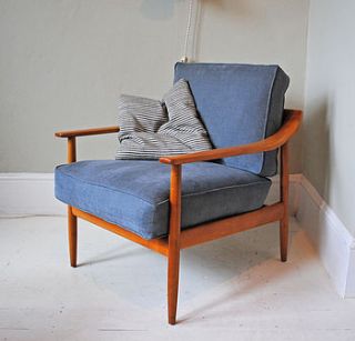 1950's knoll lounge chair charcoal by hickey and dobson