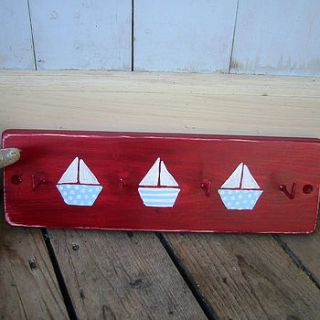 sailboat key rack by giddy kipper