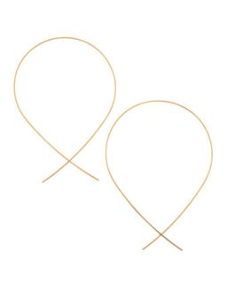 Crisscross Gold Fill Earrings