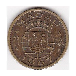 1967 Macao (Former Portugese Colony) 10 Avos Coin 