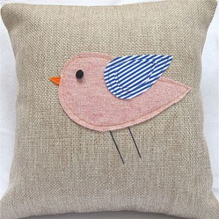 bird handmade cushion by edamay