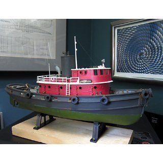 Lindberg 1/87 scale Diesel Tug Boat Toys & Games