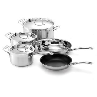 Le Creuset Tri Ply Stainless Steel 8 Piece Cookware Set